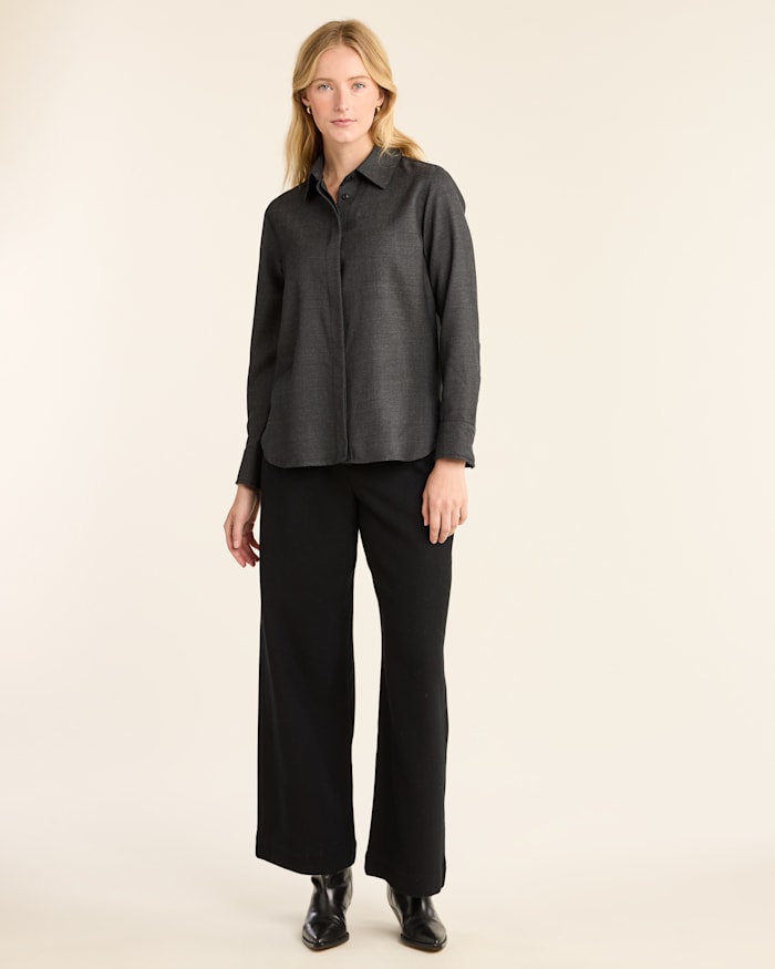 WOMEN'S WORSTED WOOL SHIRT